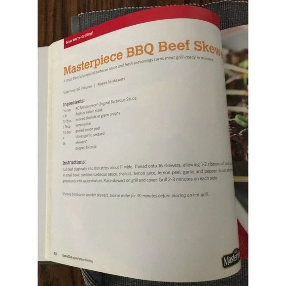 Fresh ,Fast and Fabulous New Sam's Club Hard Cover Cook Book‎